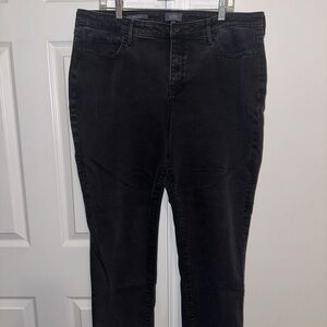 NYDJ Women's Black Skinny Jeans